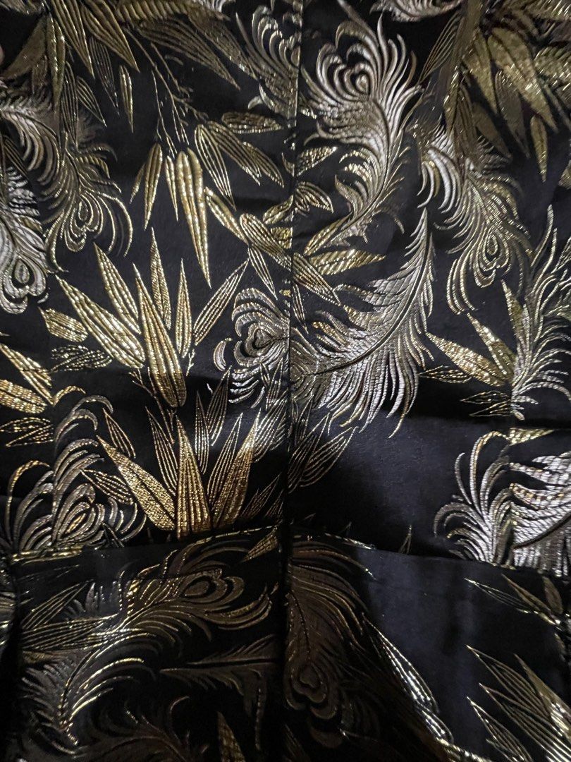 Gold black party dress best sale