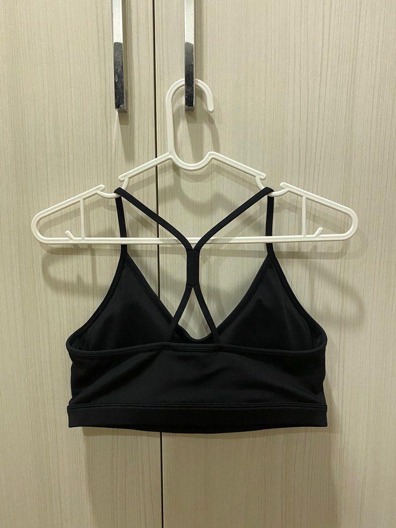 AYBL essential ruched sport bra (black) , 她的時尚, 運動服裝在旋轉拍賣