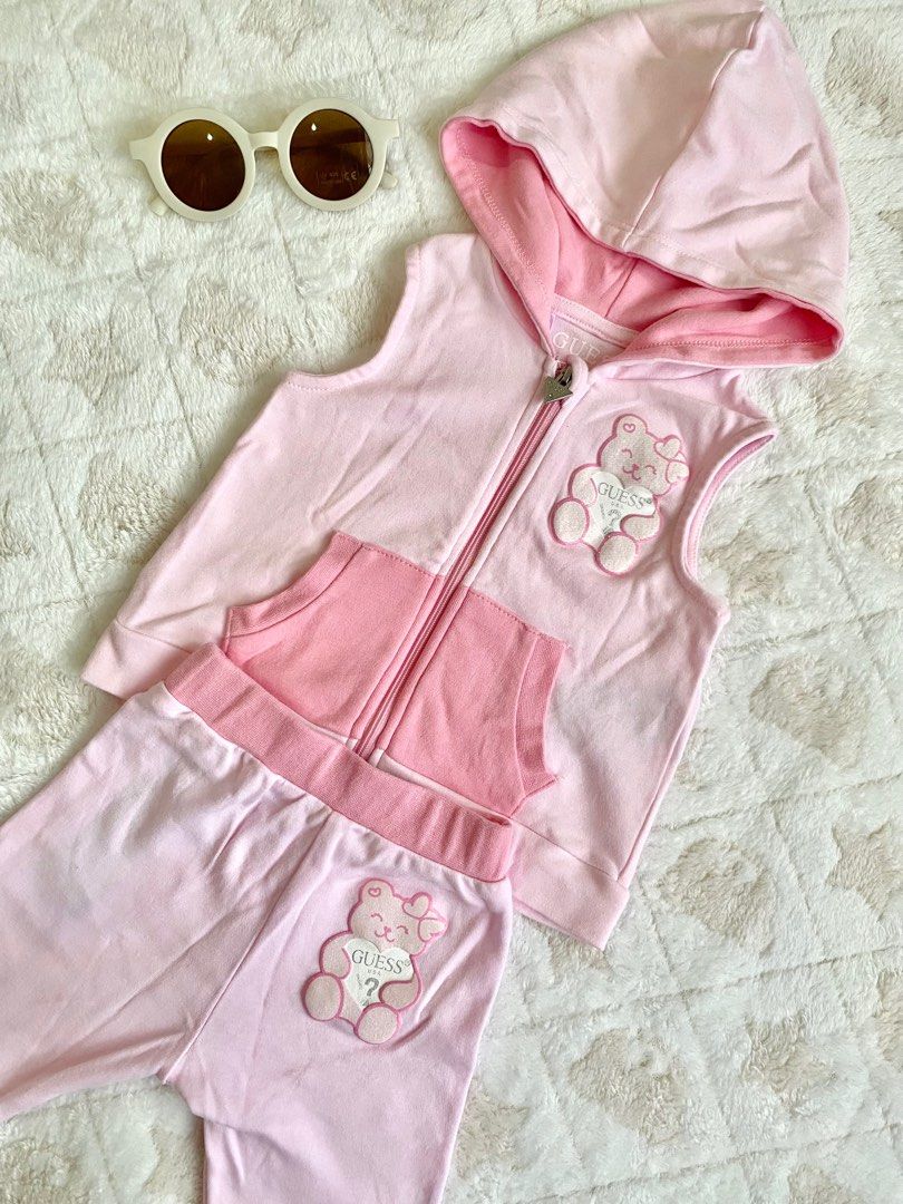 Baby GUESS Sleeveless Hoodie 3 6 months