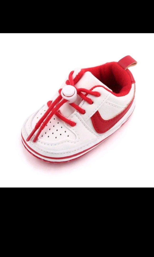Red deals baby trainers