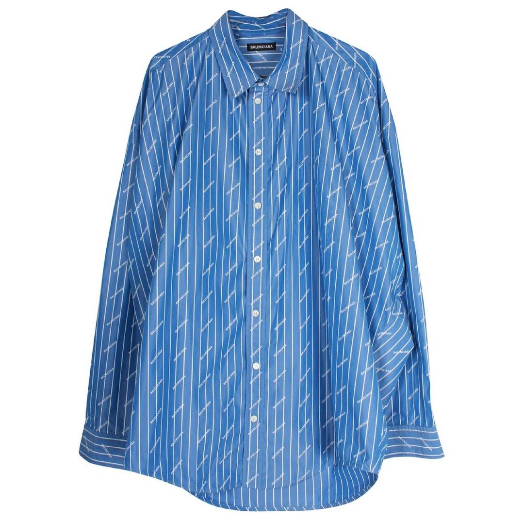 Balenciaga logo button down cheap