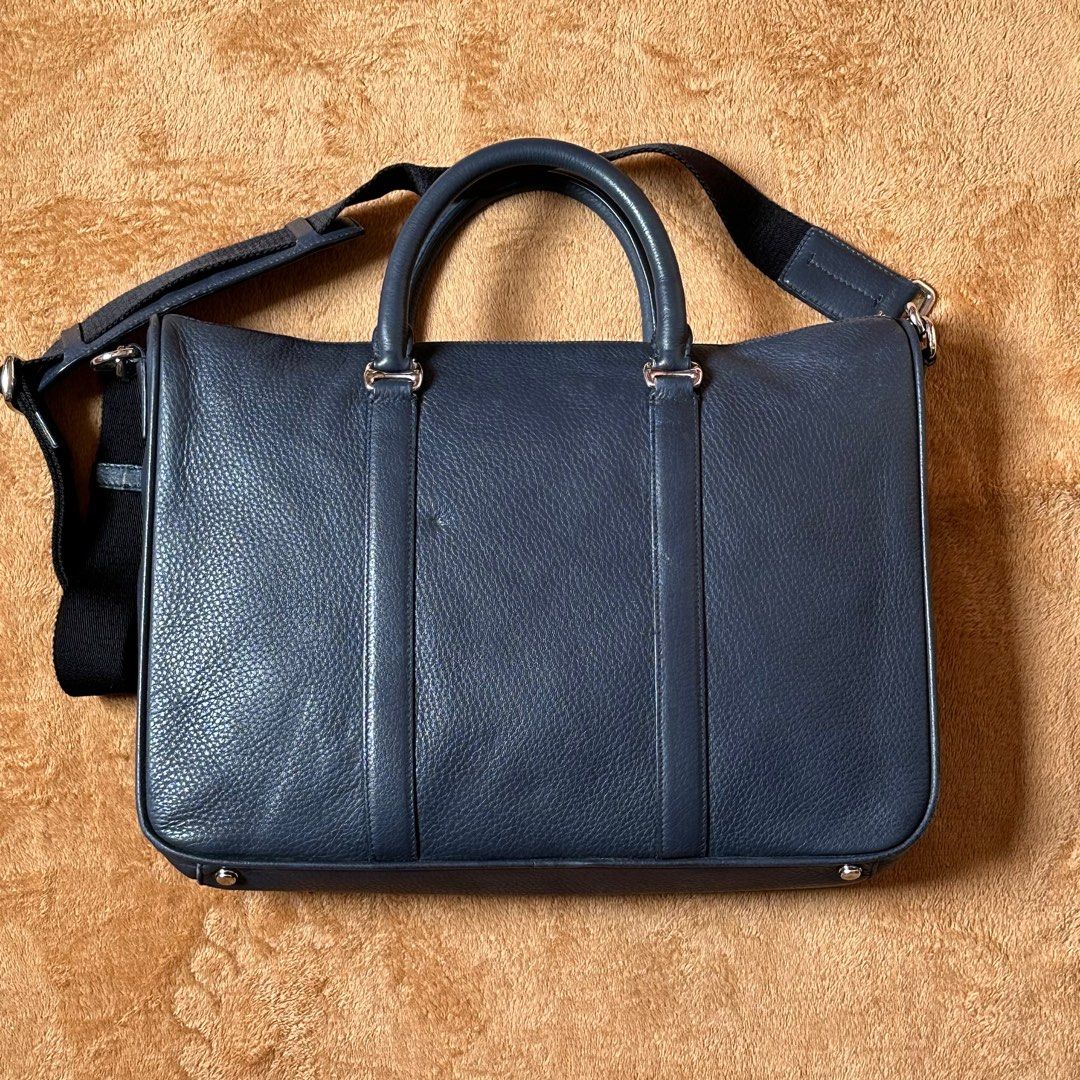 Bally Massil Genuine Leather Business Bag, Luxury, Bags & Wallets on