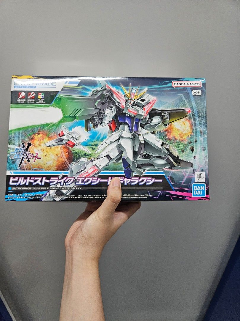 Bandai eg 創建突擊超銀河高達, entry grade, 興趣及遊戲, 玩具& 遊戲類- Carousell