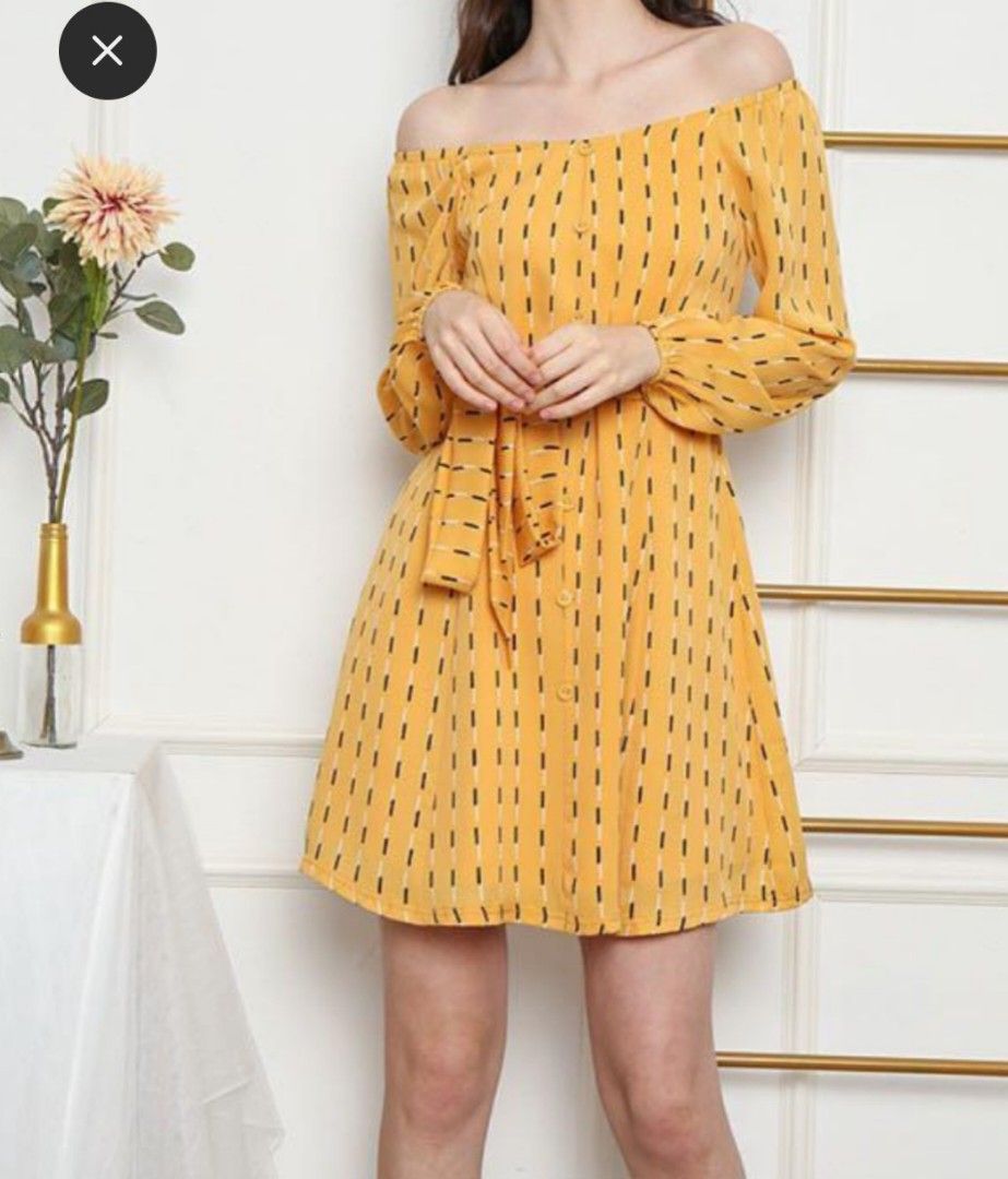 Elastic off deals shoulder dress