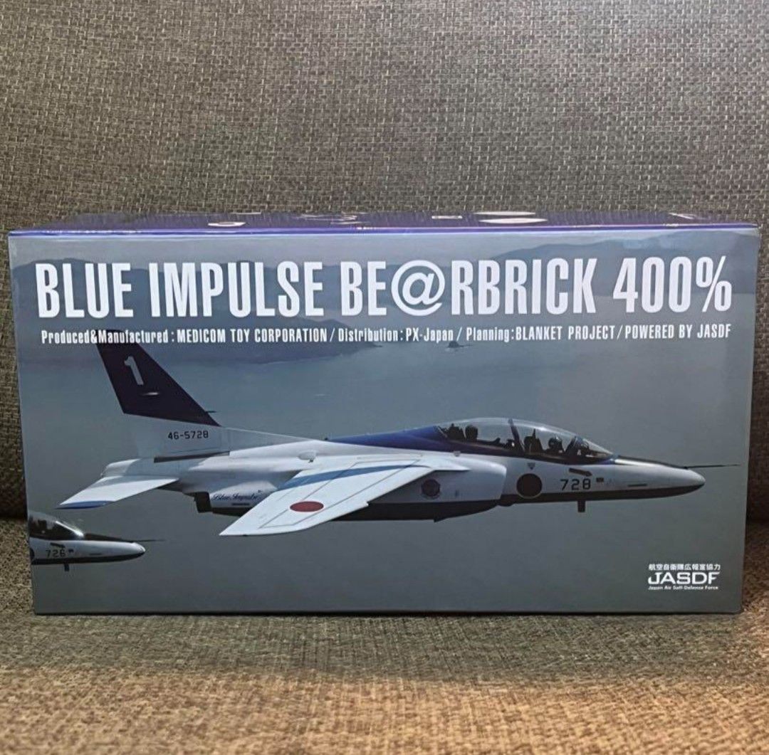 Bearbrick blue impulse 400% 日本代訂, 興趣及遊戲, 玩具& 遊戲類 