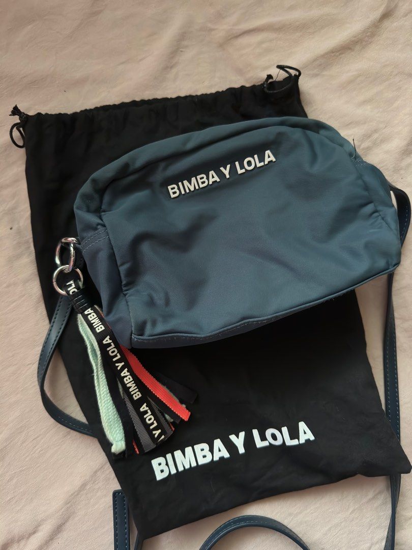 BIMBA Y LOLA NYLON CROSSBODY SLING BAG, Women's Fashion, Bags & Wallets,  Cross-body Bags on Carousell