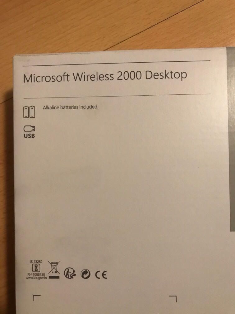 BN Microsoft Keyboard wireless 2000 desktop, Computers & Tech, Parts ...