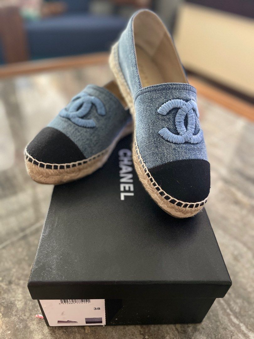 Chanel espadrilles new arrivals denim