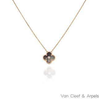 100+ affordable vca mother of pearl gold necklace For Sale