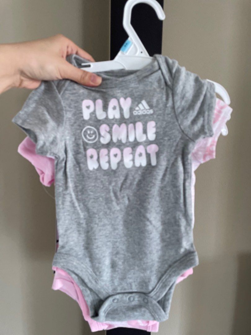 Newborn adidas onesie sale