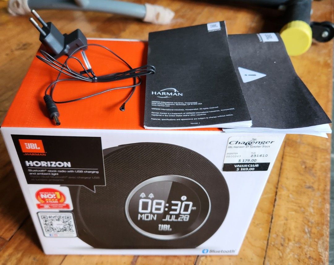 Box for JBL Clock Radio, Audio, Other Audio Equipment on Carousell