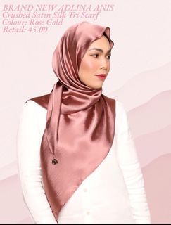 Women's Large Floral Print Hijab Scarf Silk Satin Square Head Shawl  Scarfs 35"