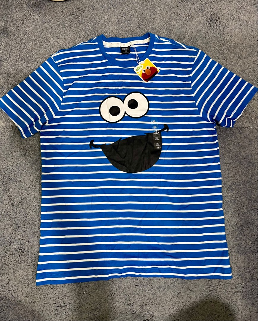 Cookie monster weightlifting best sale shirt