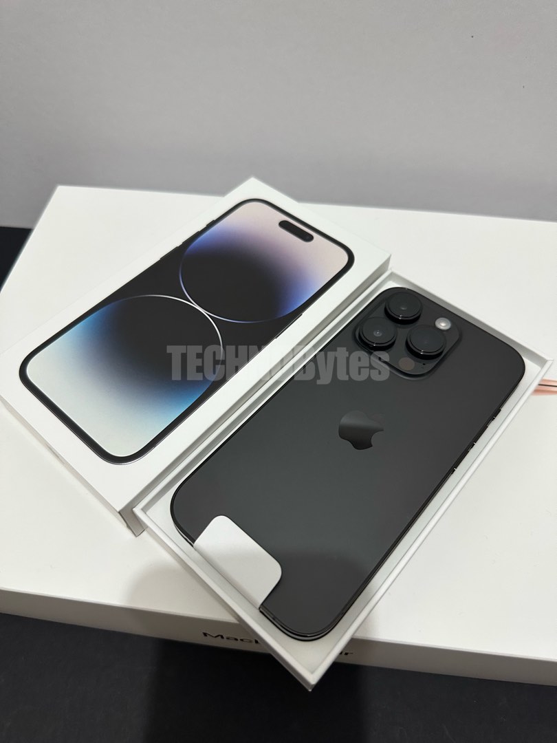 BRANDNEW OPENBOX! iPhone 14 Pro 256GB Spaceblack, Mobile Phones