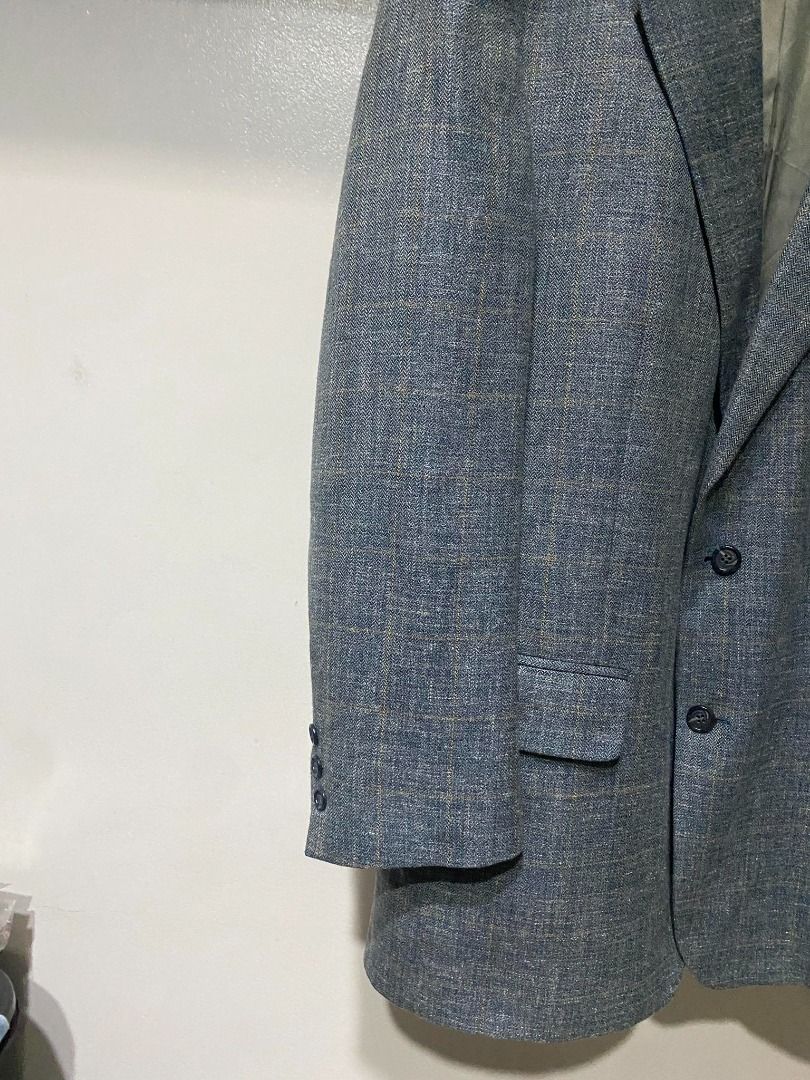 Brooks Brothers Prince of Wales Check 42R Sport Coat Wool Blazer