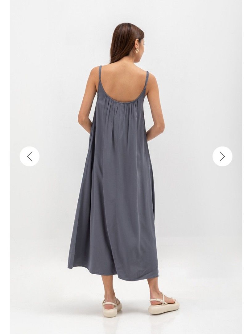 CANAYA SCOOP BACK MAXI DRESS W SASH, Women's Fashion, Dresses & Sets,  Dresses on Carousell