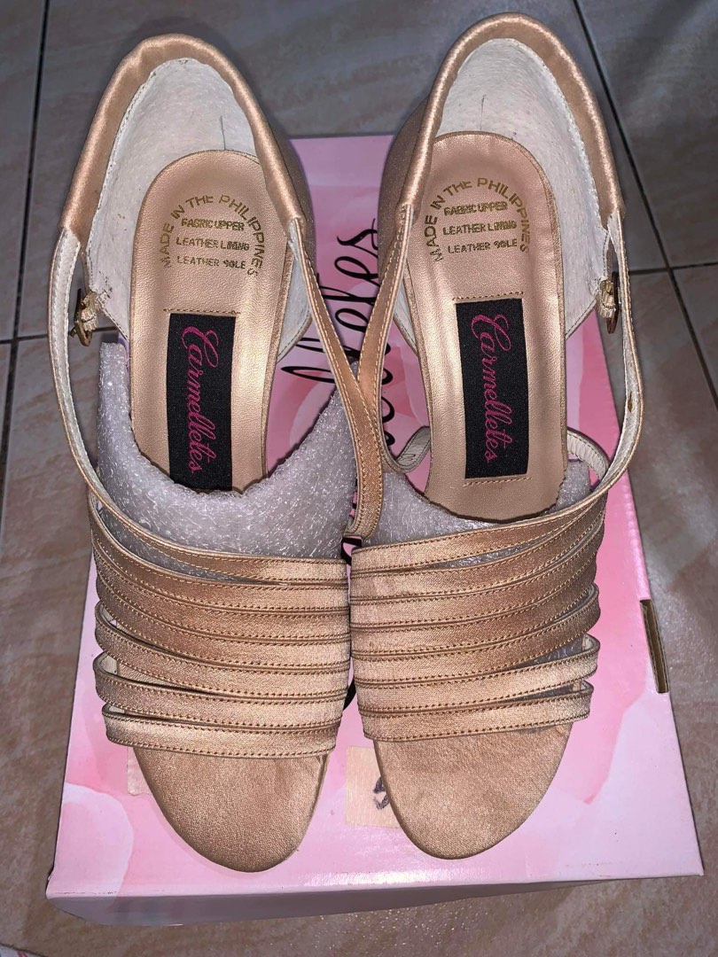 CARMELETTES Brown Heels, Women's Fashion, Footwear, Heels on Carousell
