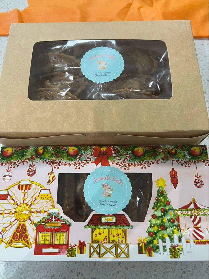 Cashew Yema Boat tarts (Category: Homemade Bakes) located in San Juan City. Submitted by iambernie (Listing ID 1175453410, Image 3). Description: Pasalubong boat tarts box of 12 pcs individually wrapped in plastic Crunchy tarts with chewy filling makes for the best combination Made with real butter and quality ingredients , taste the difference from the commercially bought tarts at pasalubong centers Please order 2 days in advance .