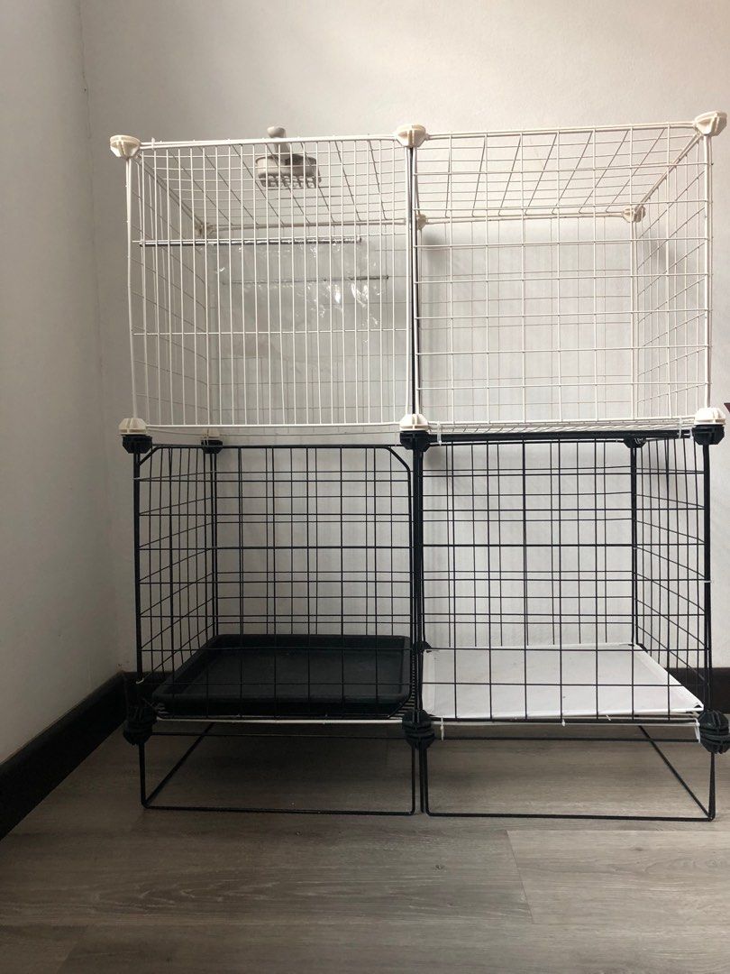 Cat cage + litter box + toy + cat sand COD Kepong Lotus, Pet Supplies