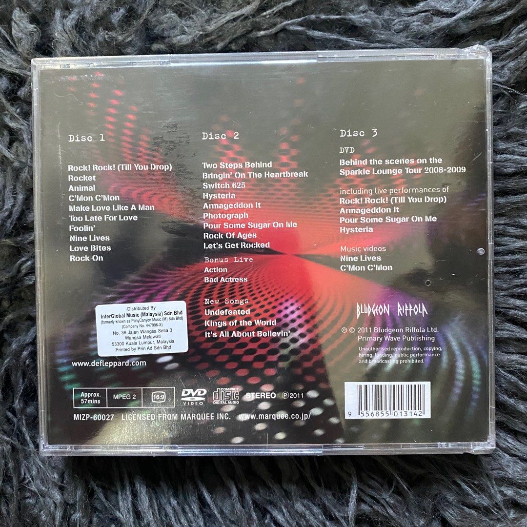 CD DEF LEPPARD Mirror Ball Live & More, Hobbies & Toys, Music & Media
