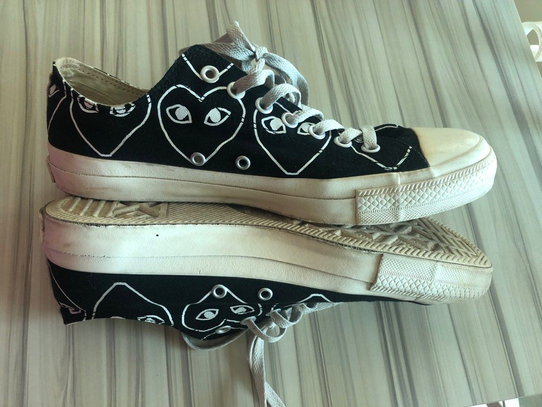 Cdg converse hearts all over hotsell