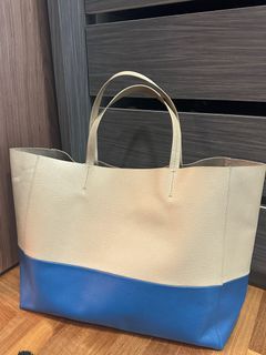 CELINE Shoulder Bag 165113ETA 07IN trio leather blue Women Used