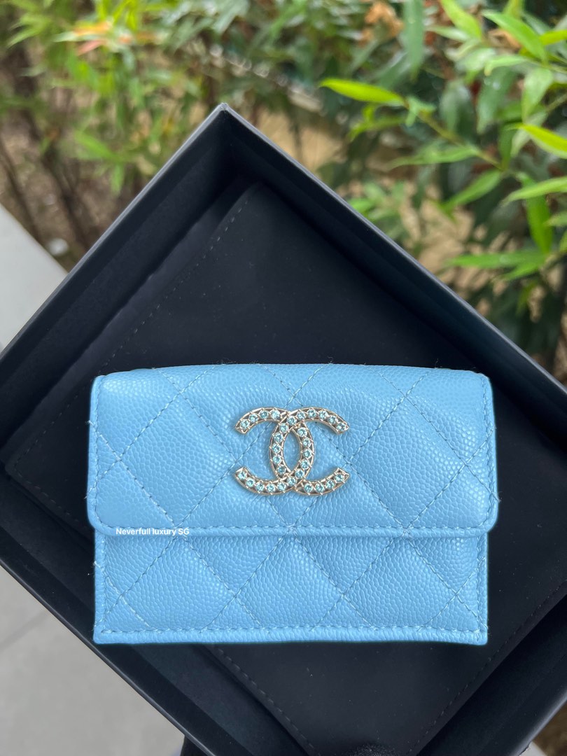 Chanel 23A flap mini wallet特殊款對開短夾｜PopChill 拍拍圈