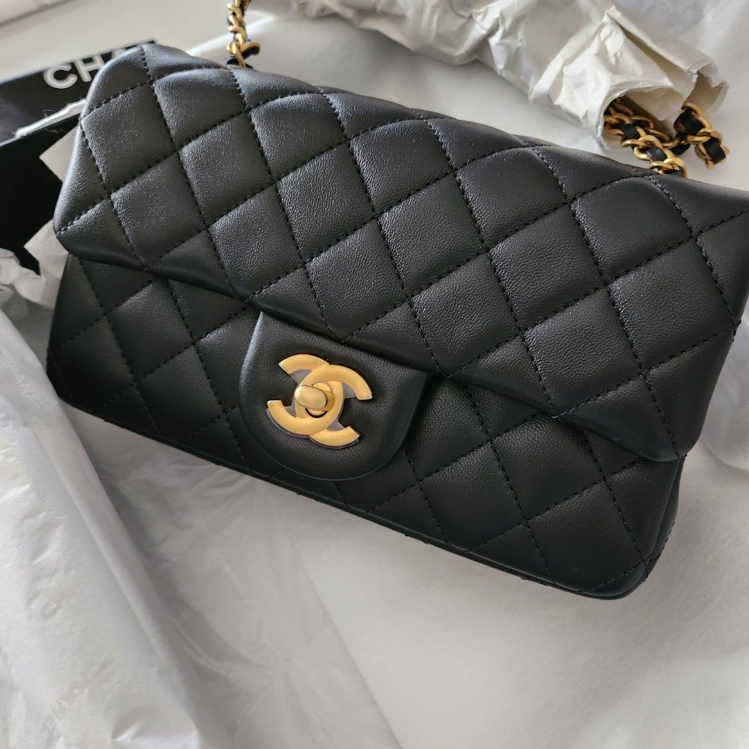 Chanel mini rectangular 18B, Luxury, Bags & Wallets on Carousell