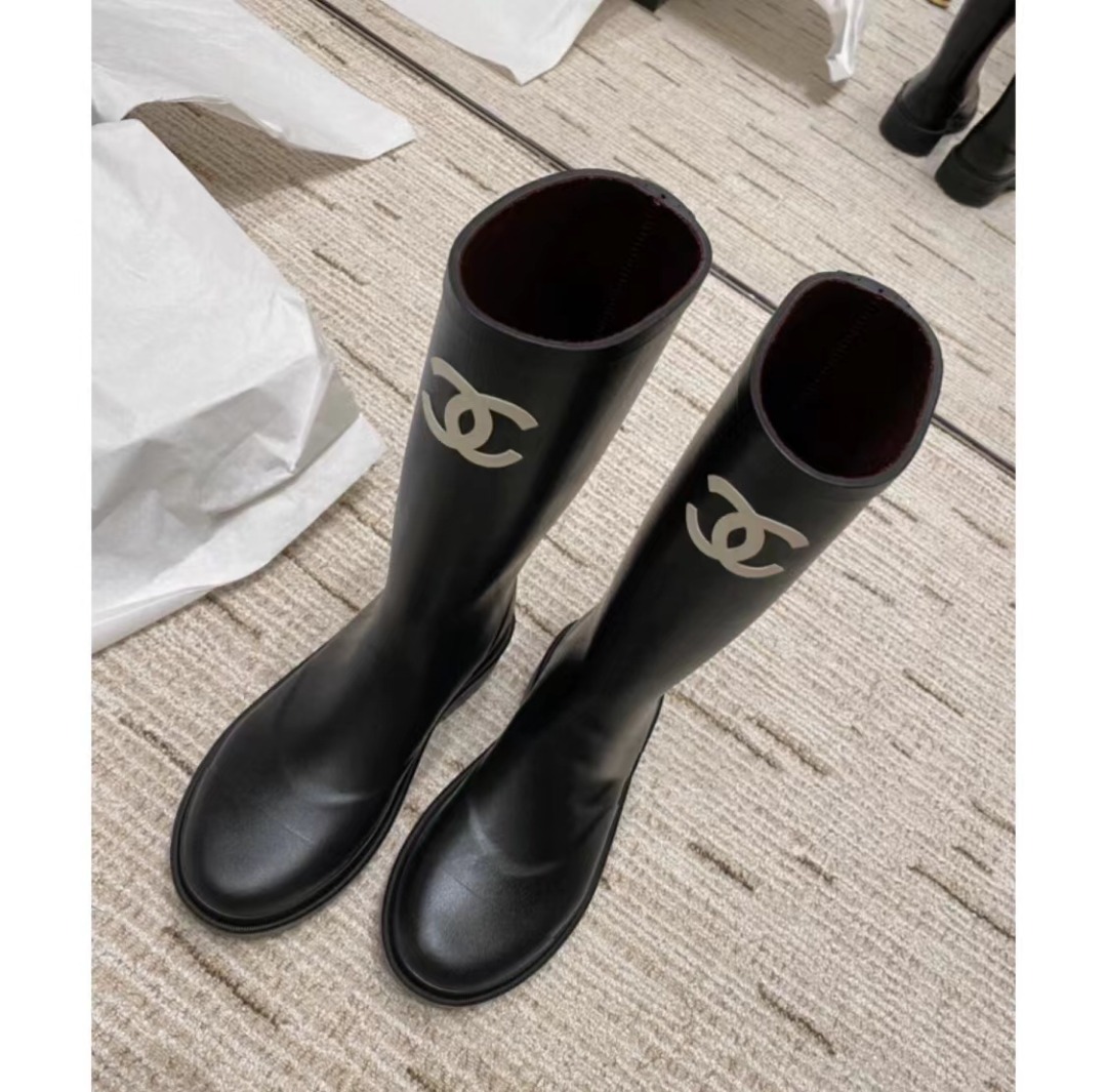 Shop CHANEL 2023-24FW Combat Boots (G45005 B13037 NO807) by MINI's