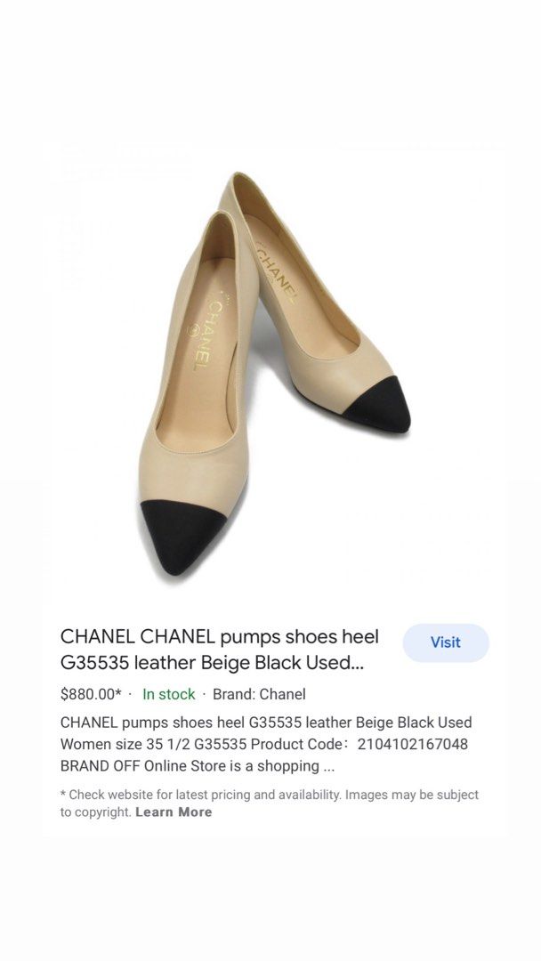 Chanel Pumps, Luxury, Sneakers & Footwear on Carousell