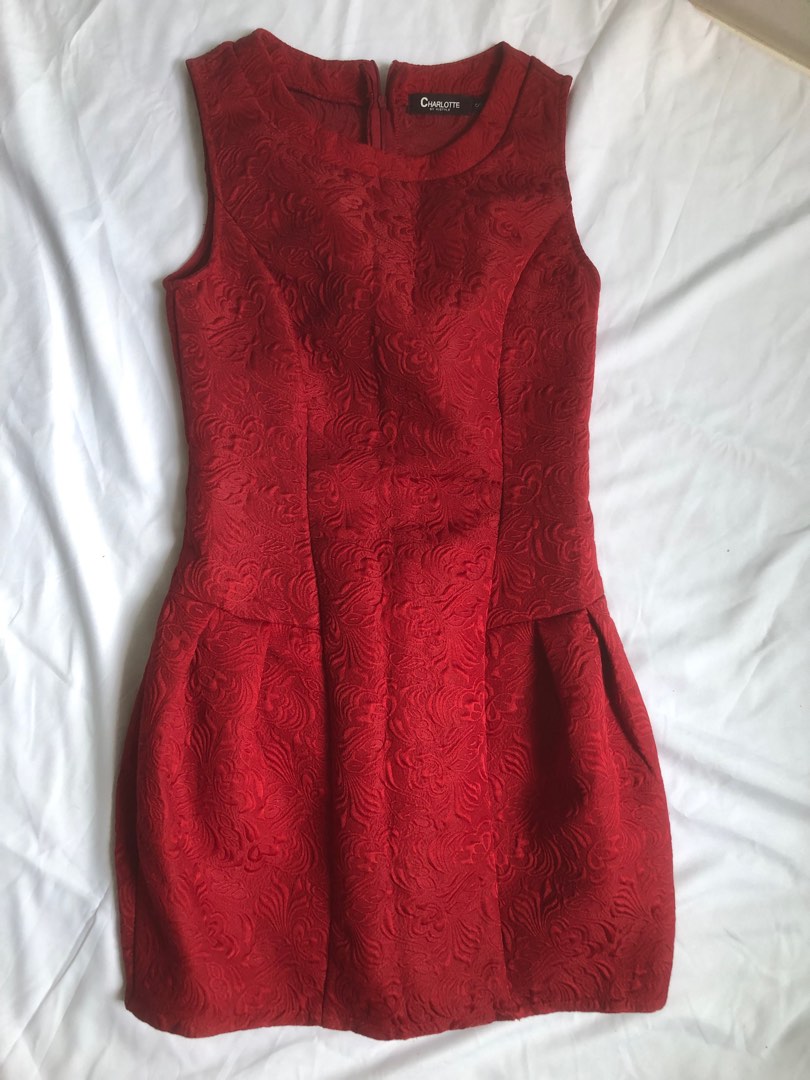Charlotte russe red shop dress