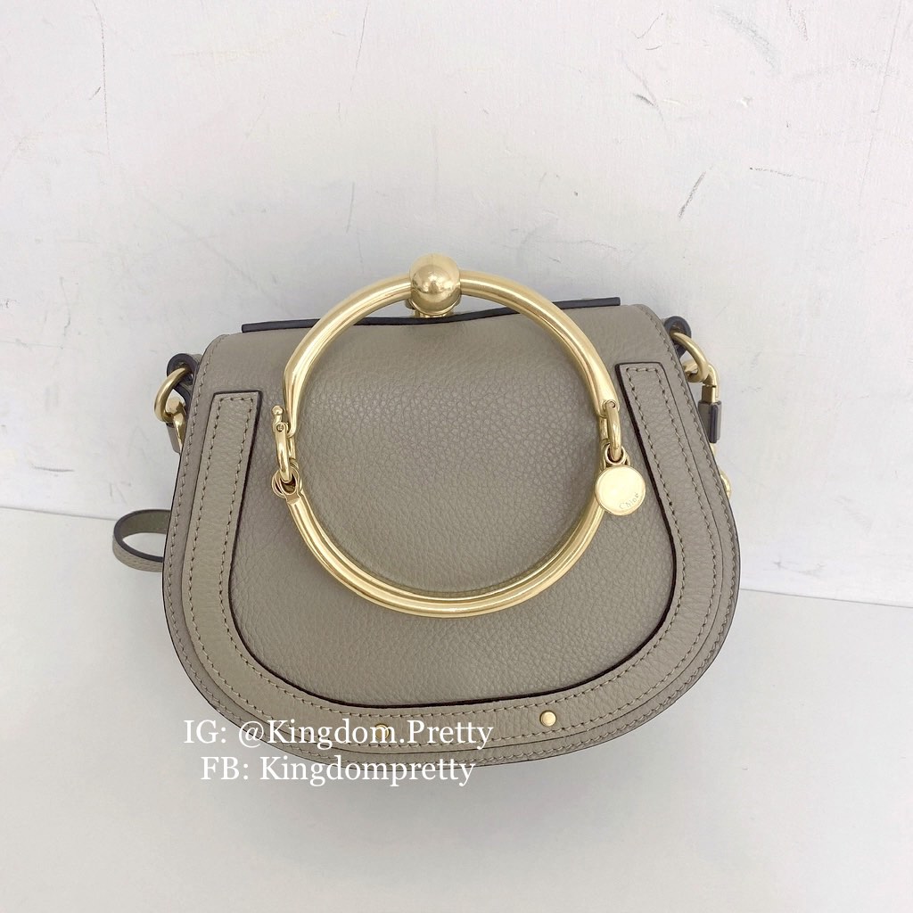 Chloe Nile Small Bracelet Bag in Motty Grey Pre order