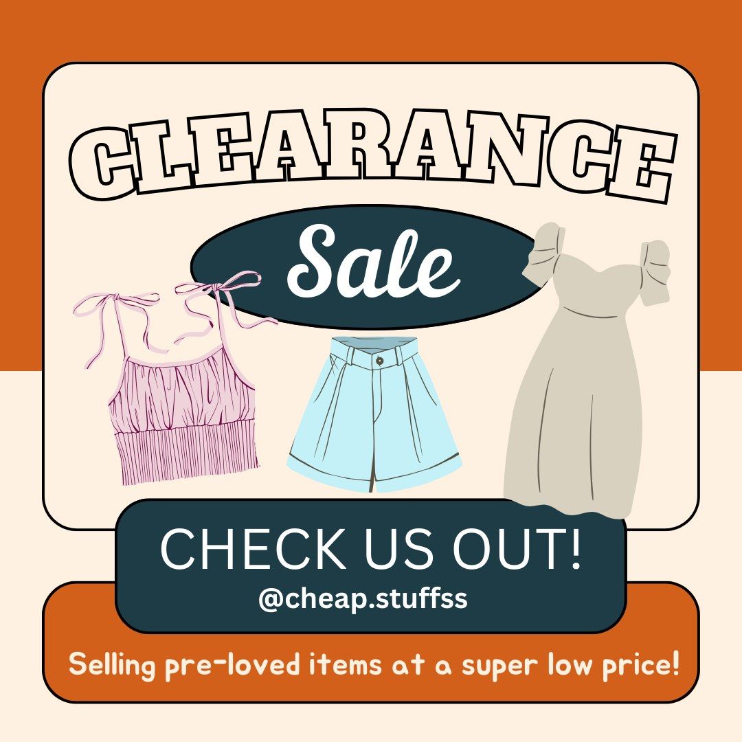 CLOTHES FOR SALE