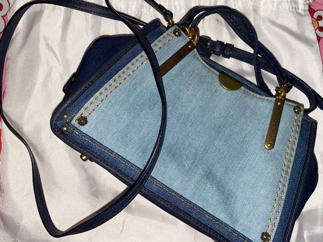 COACH Denim Color Block Dreamer 21 Carousell