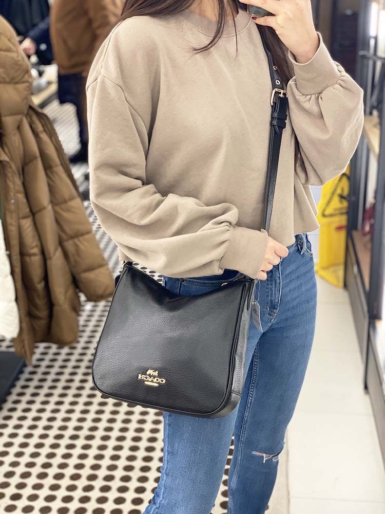 NEW Coach Ellie File Bucket Bag Black