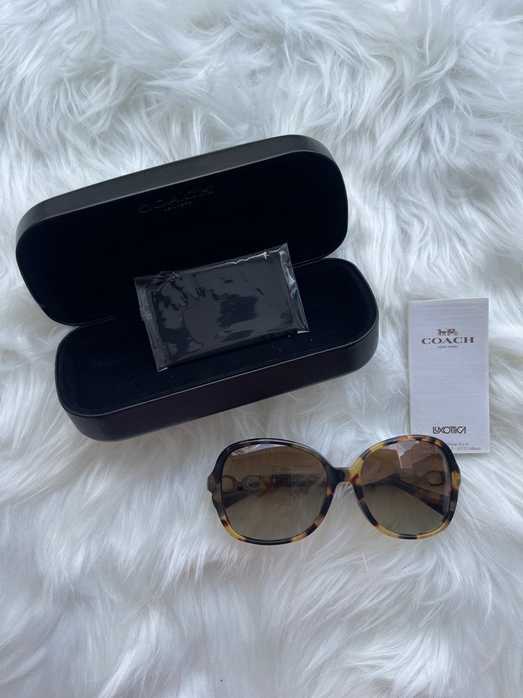 Coach shop sunglasses luxottica