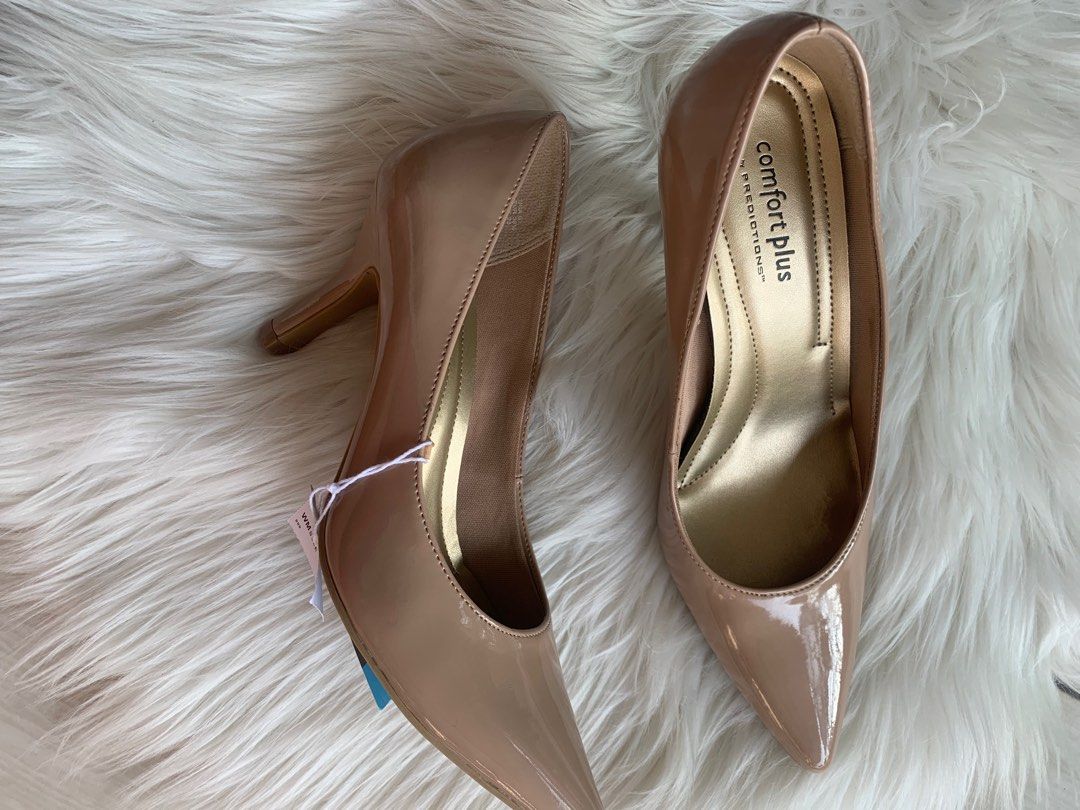 Comfort Plus Nude Heels Fesyen Wanita Sepatu di Carousell