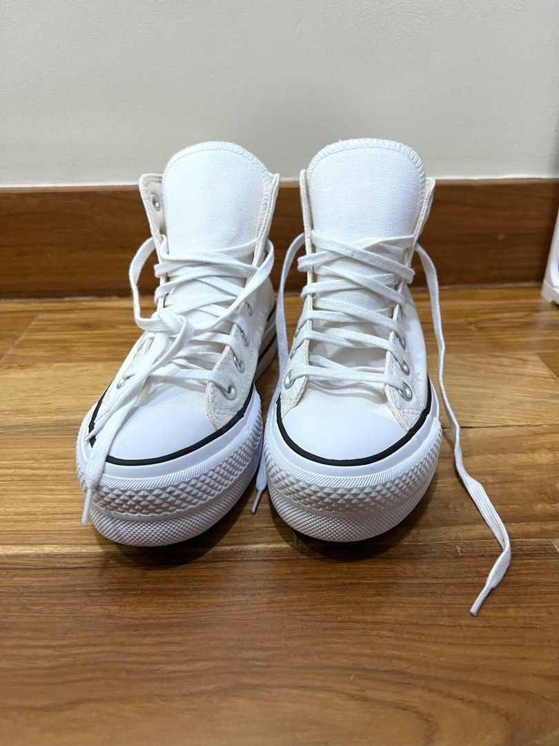 Chuck taylor all star hot sale platform blanche