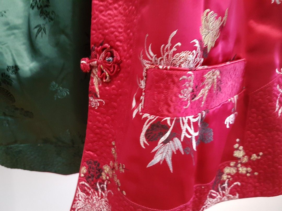 Chinese padded hotsell silk jacket