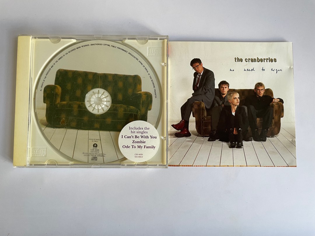 cranberries no need to argue, 興趣及遊戲, 音樂、樂器 & 配件, 音樂與媒體 CD 及 DVD