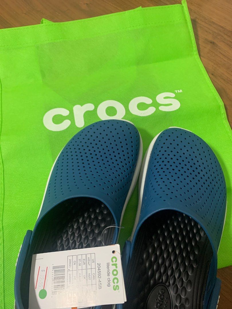 Brand new Crocs LiteRide Blue, Babies & Kids, Babies & Kids Fashion on ...