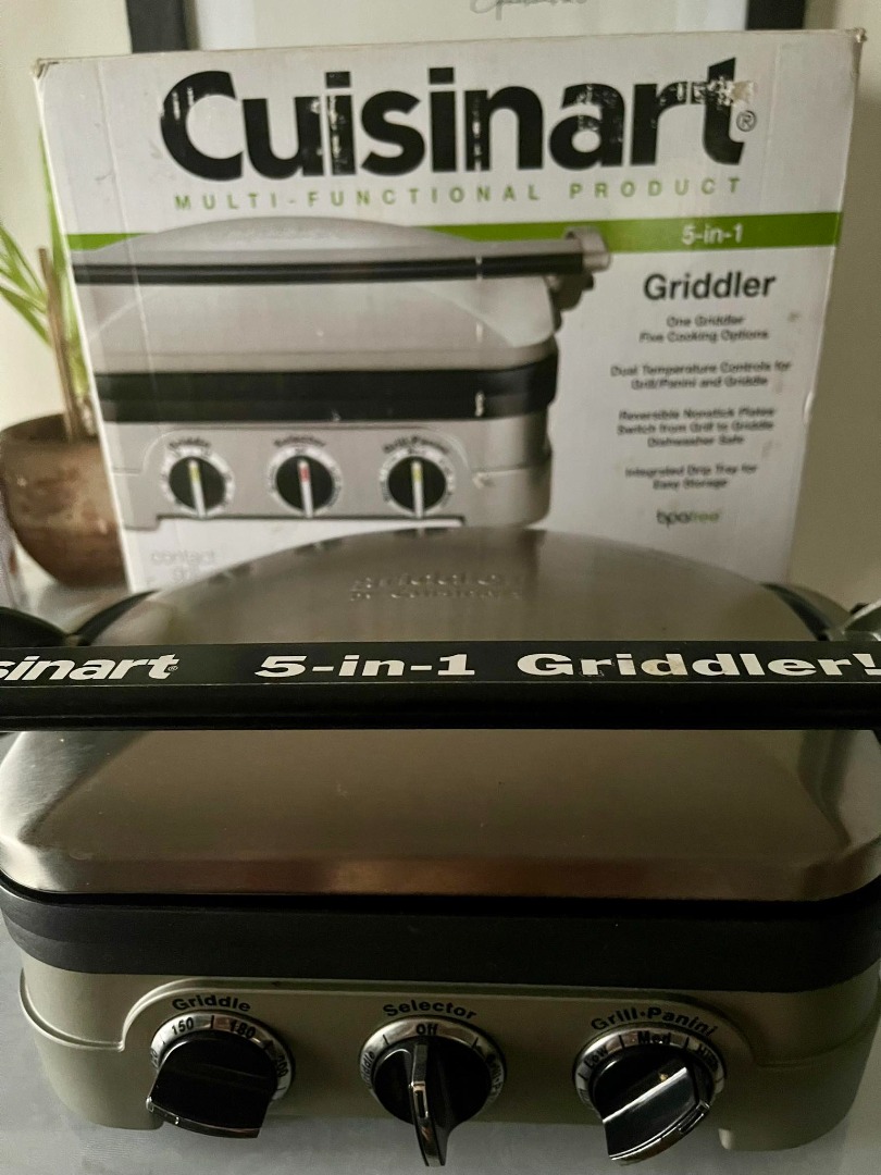 Cuisinart 5in1 Griddler 220V, Furniture & Home Living, Kitchenware