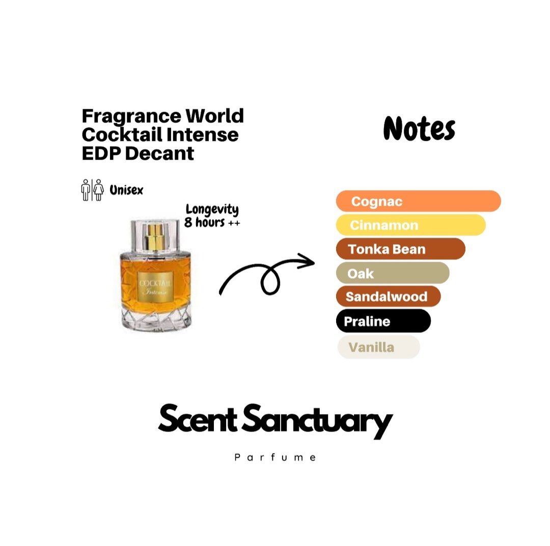  Fragrance World Cocktail Intense Ea De Parfum 100ml