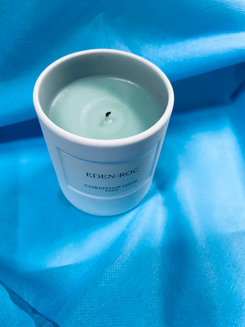 Dior Eden Roc Candle Jar Authentic, Furniture & Home Living, Home