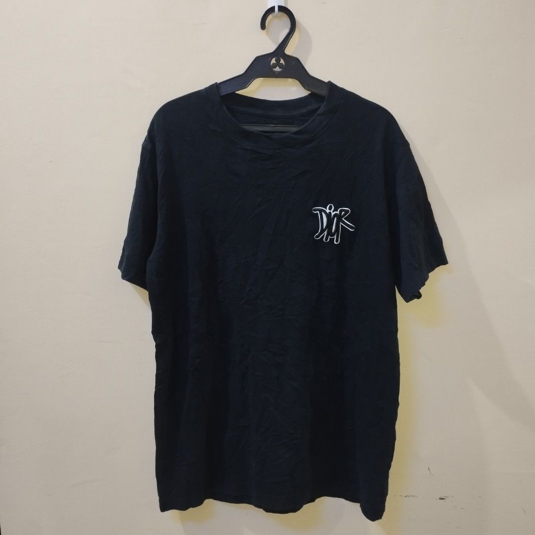 Dior and Shawn Oversized Logo T-Shirt Black