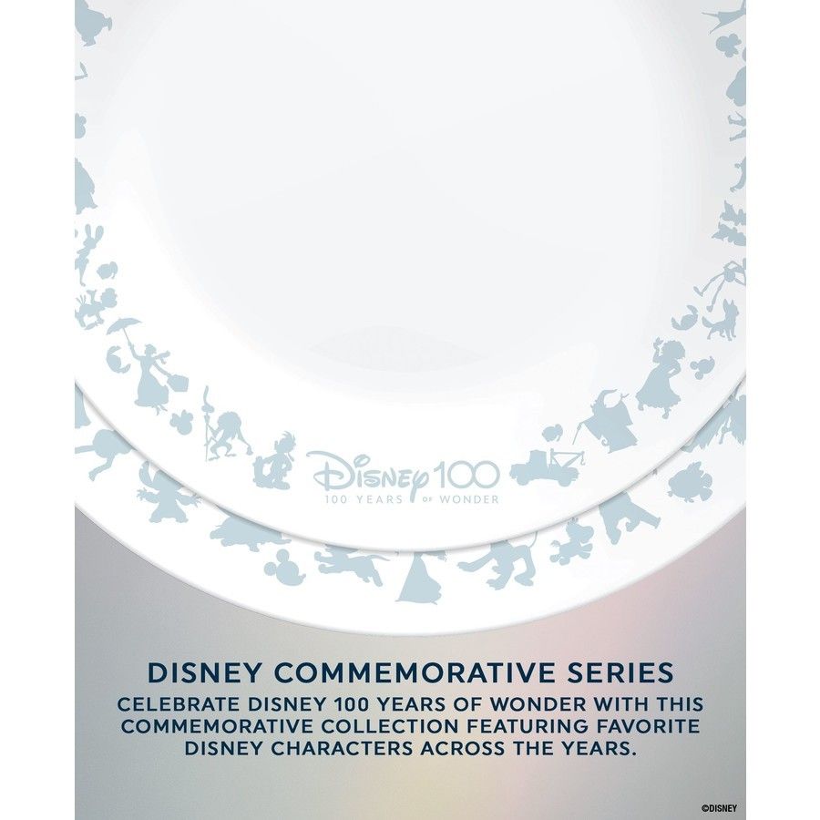Dine with the Corelle Disney Commemorative Series Characters 12-piece Dinnerware  Set