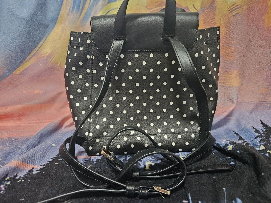 Kate Spade x Disney Minnie Mouse Polka Dot Backpack - Black, Medium