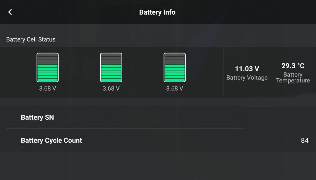 Dji battery cycles discount