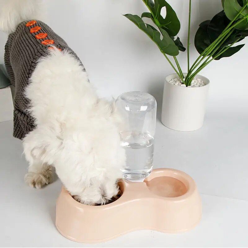 Mess free dog top feeder
