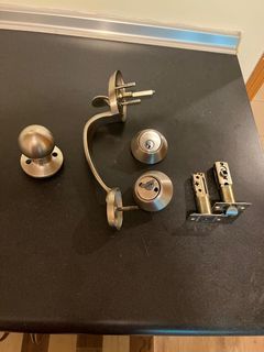 Door handleset and accessories